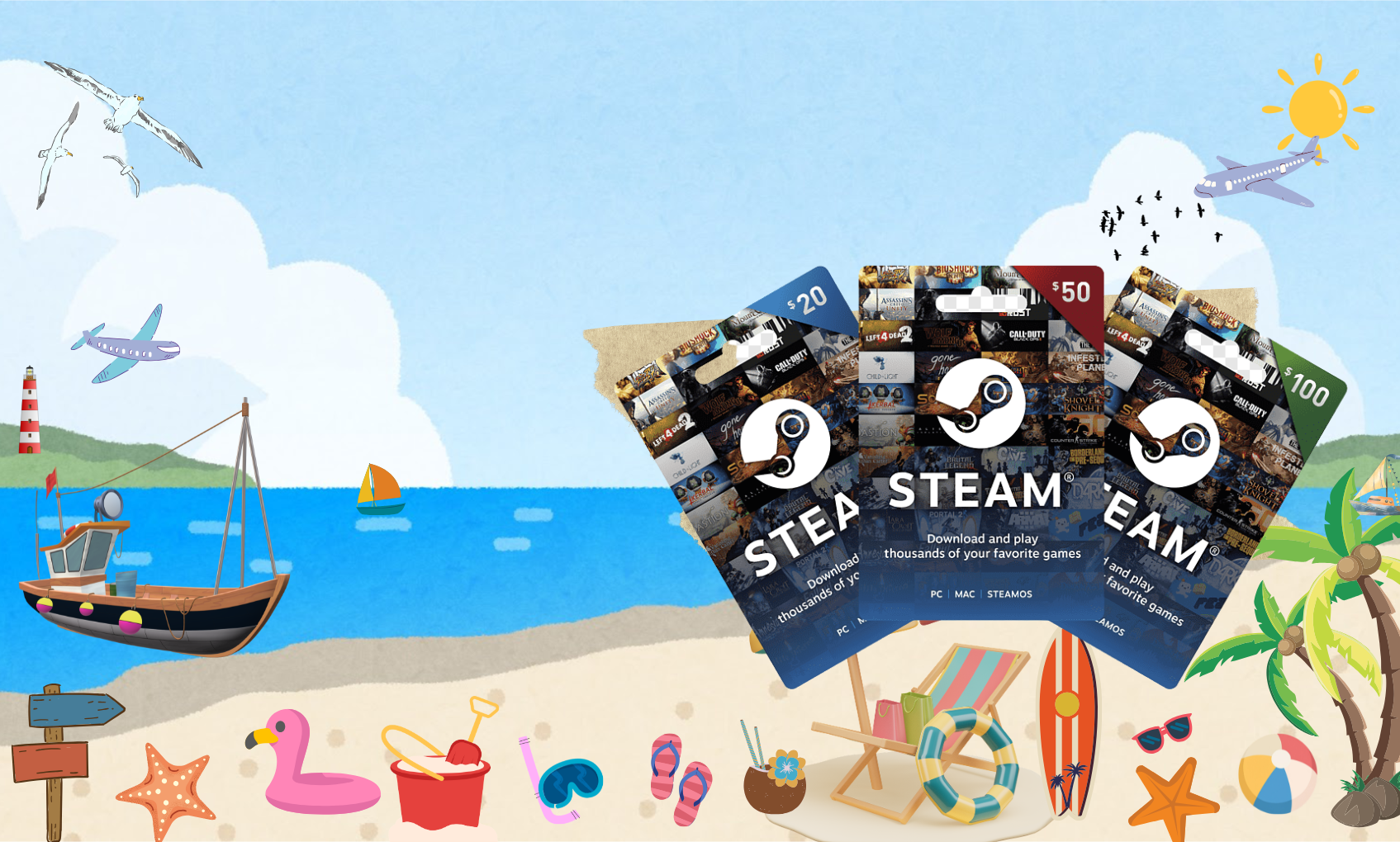 Steam Gift Cards